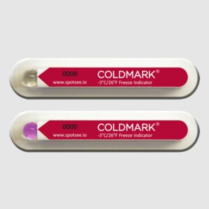 ColdMark descending temperature indicator